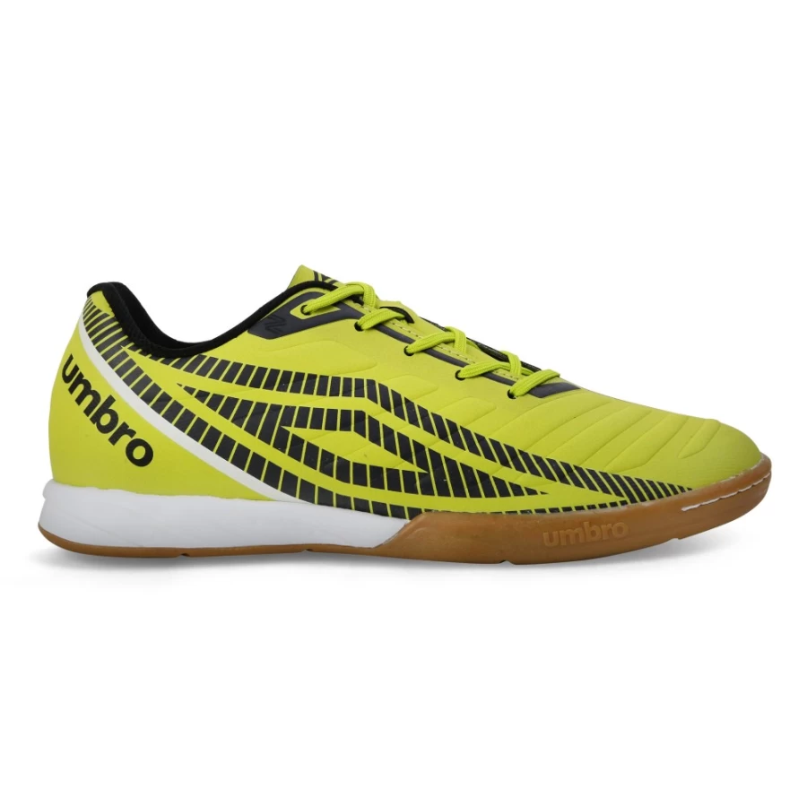 Umbro Men's Sala Brz Liga Soccer Cleats in Limeade, Persicope & Black