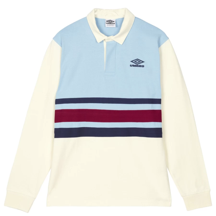 Umbro Men's Rugby Jersey - Ecru, Angel Falls, Midnight Sail Color Options