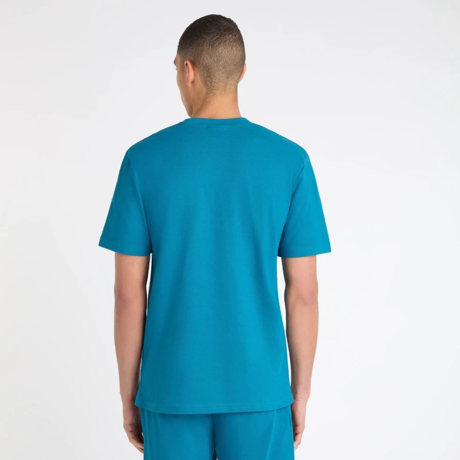 Umbro Men's Sport Style Pique Tee in Lyons Blue - Athletic Comfort Fit