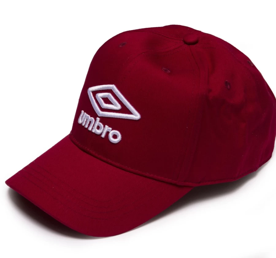 Umbro Men's Biking Red & White Logo Cap