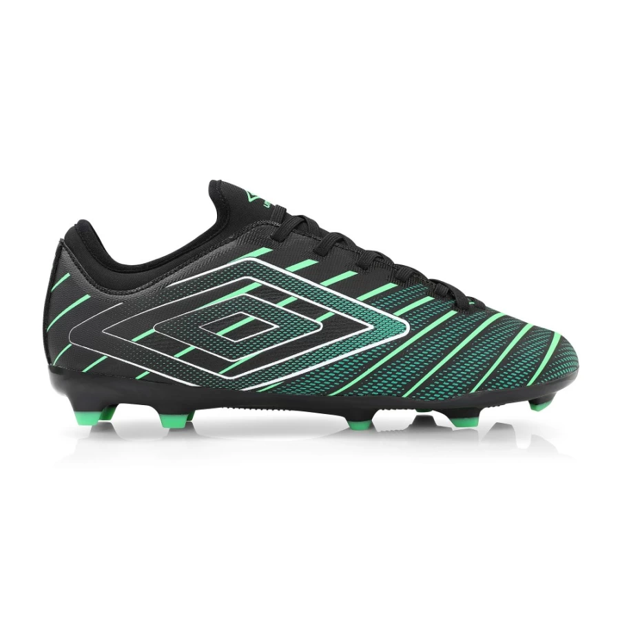 Umbro Velocita Elixir Club FG Men's Football Boots - Black, Alexandrite, Toucan, White