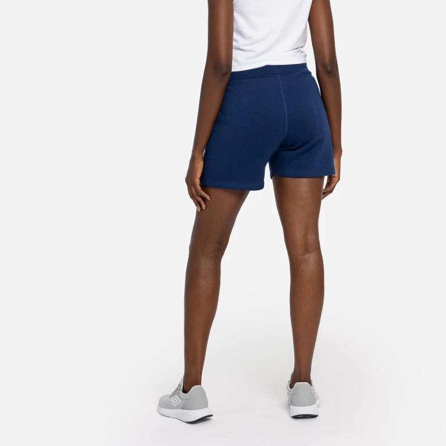 Umbro Women's Pro Fleece Elite Shorts in Tw Navy - Comfortable Athletic Fleece Shorts for Women
