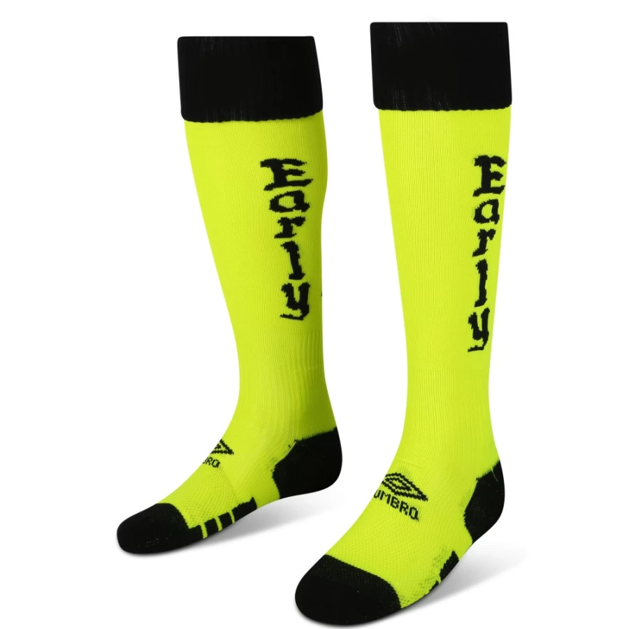 Umbro Men's Aries Rugby Sport Socks - Yellow/Black High-Performance Athletic Socks