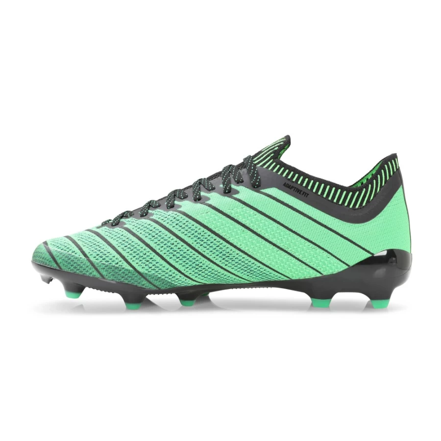 Umbro Velocita Elixir Pro FG Men's Soccer Cleats - Black, Alexandrite, Toucan, White