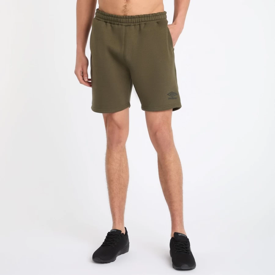 Umbro Men's Core Jog Shorts in Forest Night/Black - Comfortable Running & Training Shorts