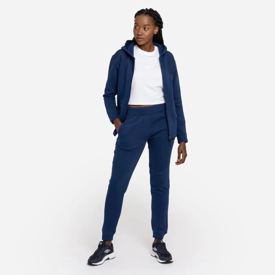 Umbro Women's Pro Fleece Elite Pants in Tw Navy - Comfortable & Stylish Fleece-Lined Trousers