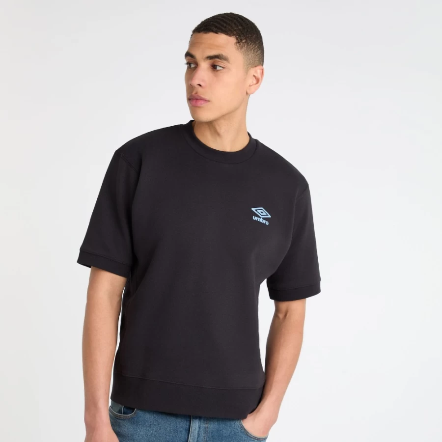Umbro Men's Core Tee Sweat - Black Allure Casual T-Shirt