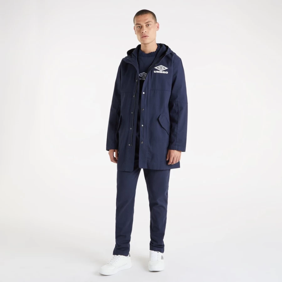 Umbro Men's Dark Navy Drill Parka Jacket