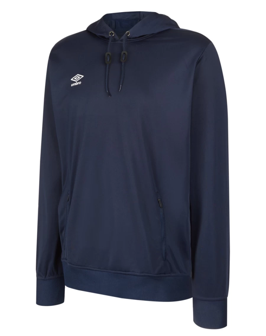 Umbro Kids Dark Navy Poly Hood Junior - Club Essential Pullover