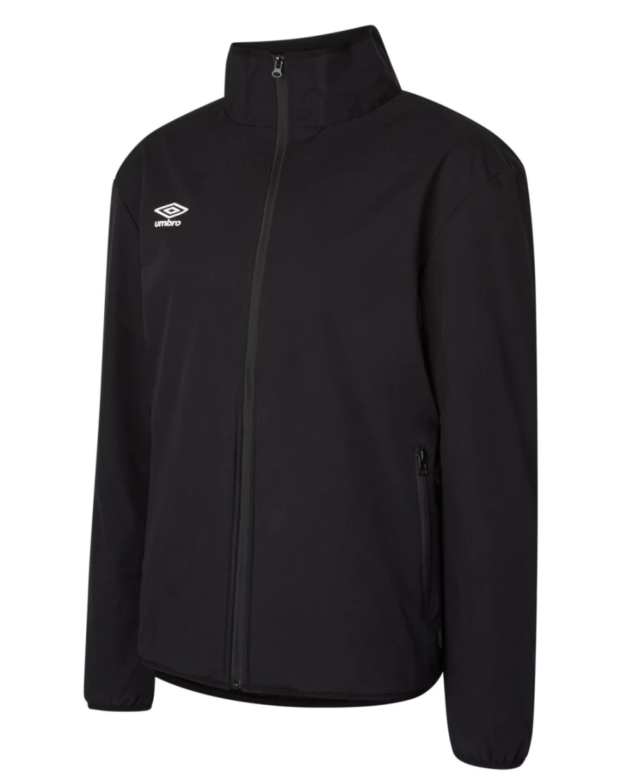 Umbro Kids Black & White Club Essential Bonded Jacket Junior - Sporty Outerwear for Children