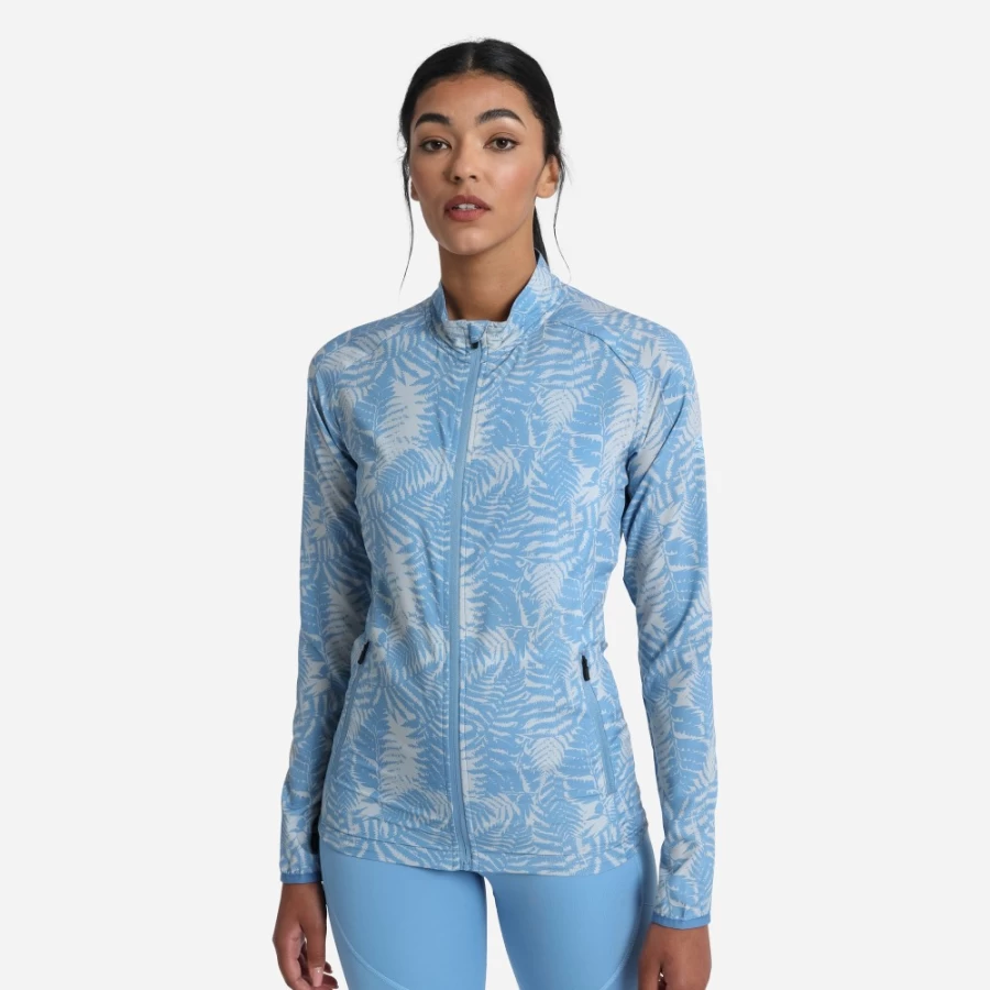 Umbro Women's Allure/Silver Gray Pro Training Printed Woven Jacket