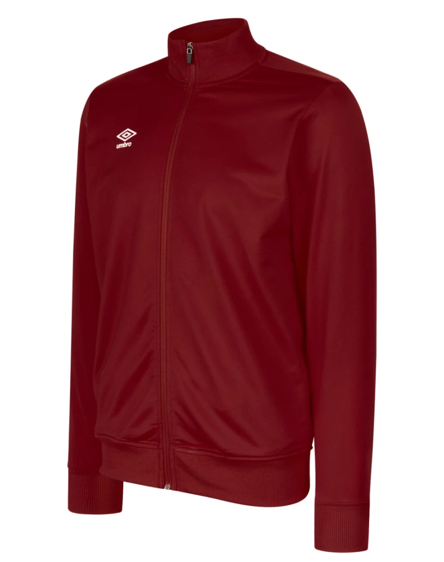 Umbro Kids New Claret Poly Jacket - Club Essential Junior Sportswear