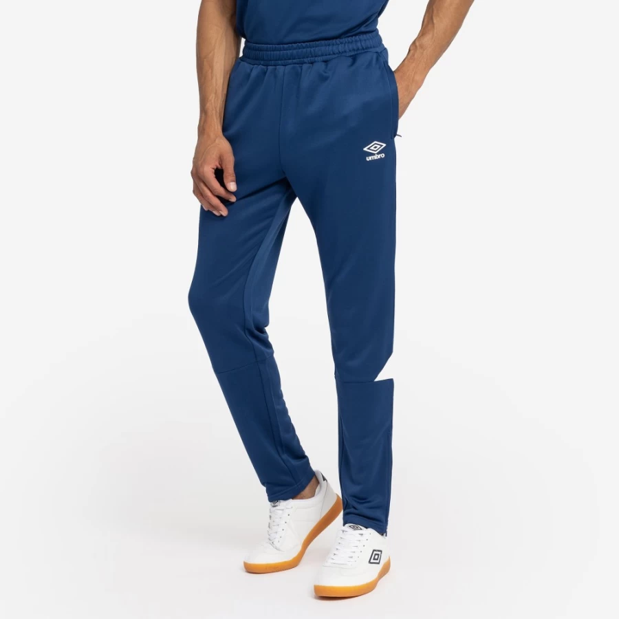 Umbro Men's Tw Navy/White Tapered Training Pants – Total Performance Fit