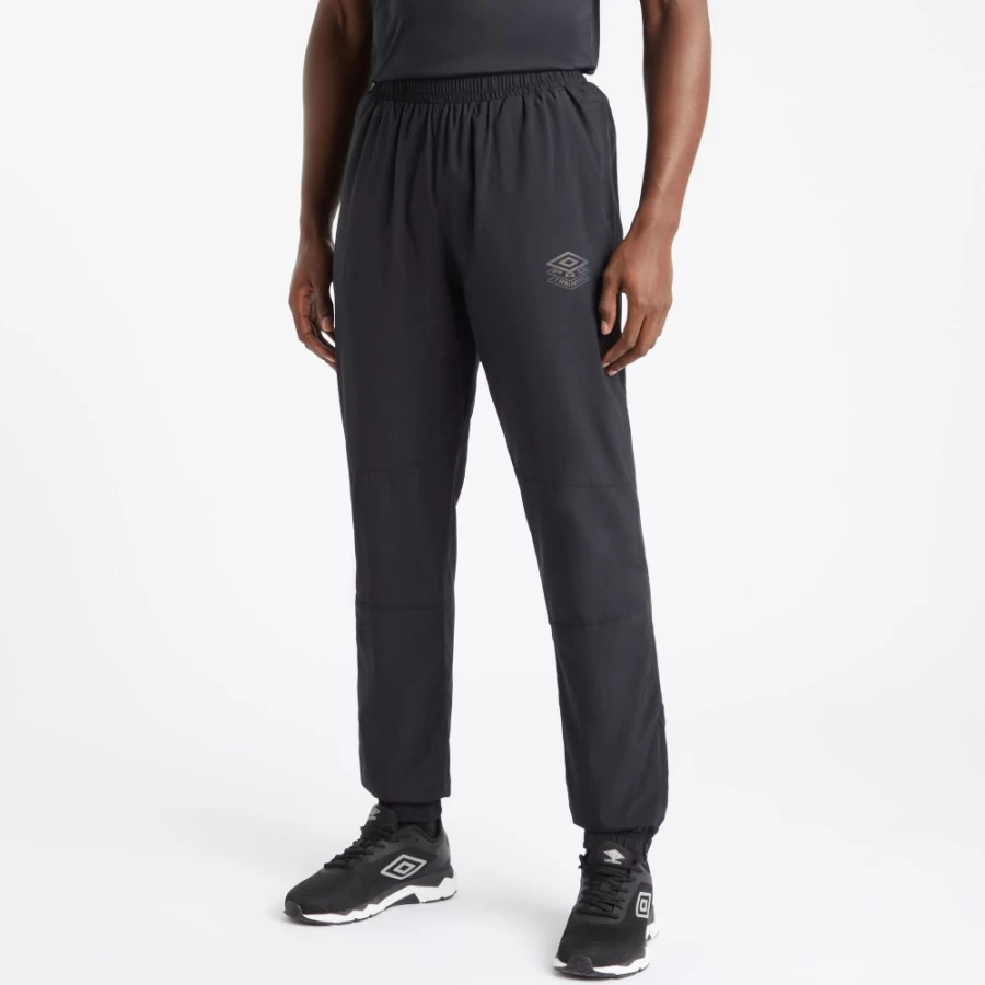 Umbro Men's Pro Training Woven Pant - Black Performance Athletic Pants