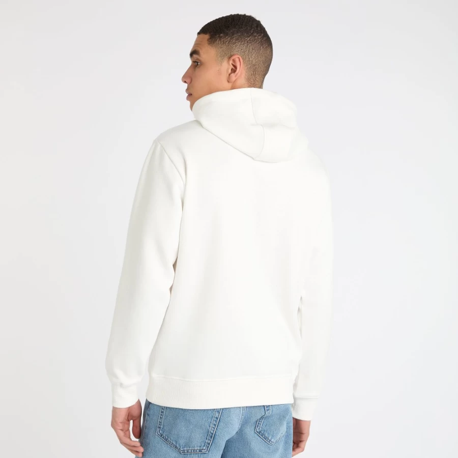 Umbro Men's Core Hood Ecru High Rise Pullover Hoodie