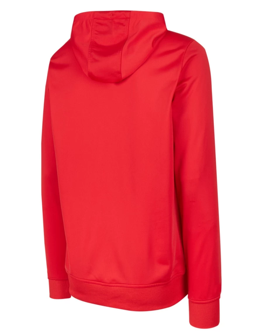 Umbro Kids Vermillion Club Essential Poly Hood Junior Hoodie