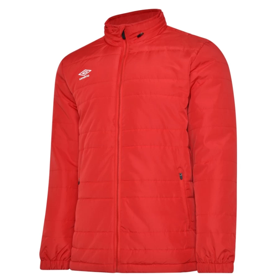 Umbro Kids' Vermillion Club Essential Bench Jacket Junior