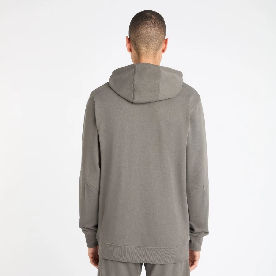 Umbro Men's Gunmetal Sports Style Hooded Sweatshirt
