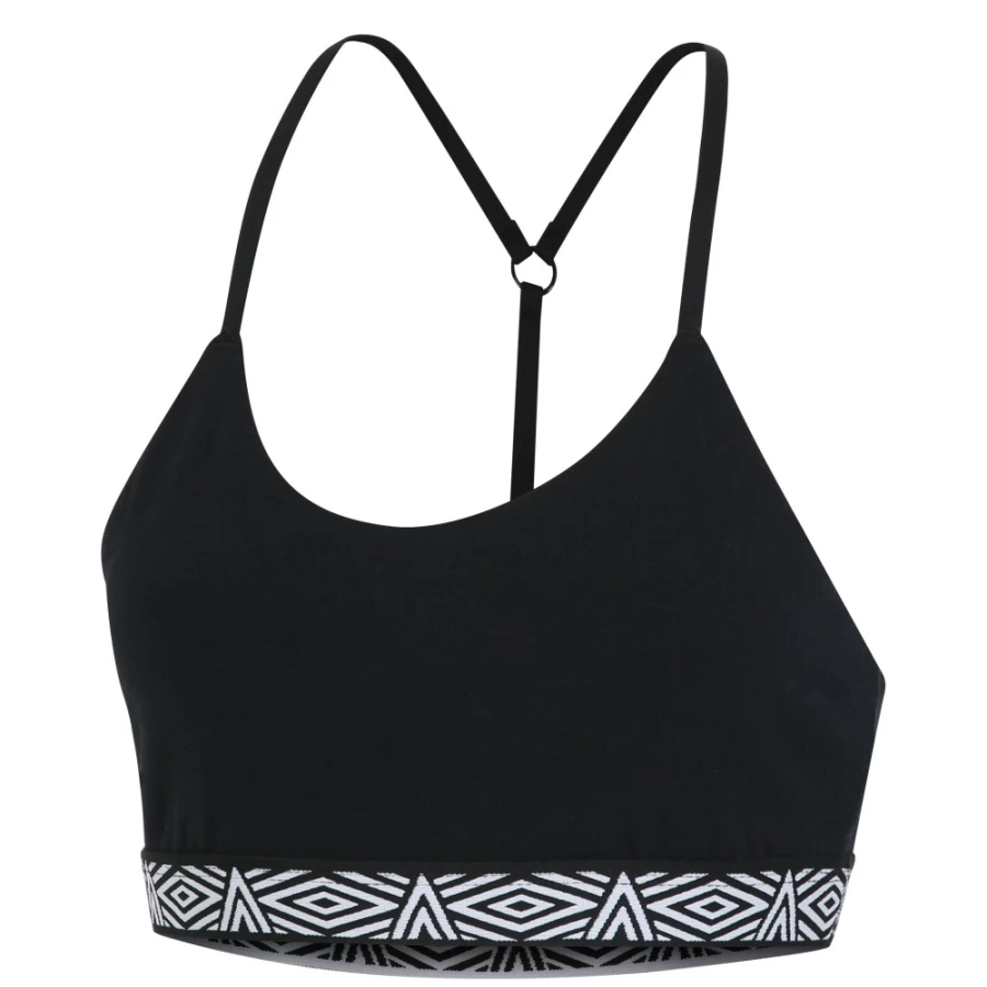 Umbro Women's 2-Pack Black & White Core Strappy Bra Tops