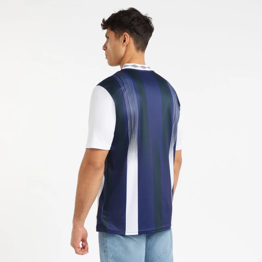 Umbro Men's Accra Midnight Sail/White Football Jersey