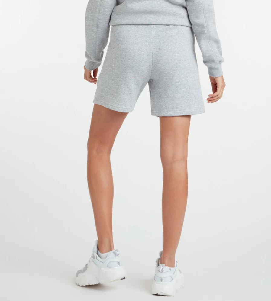 Umbro Women's Grey Marl/White Club Leisure Jogger Shorts for Comfort & Style