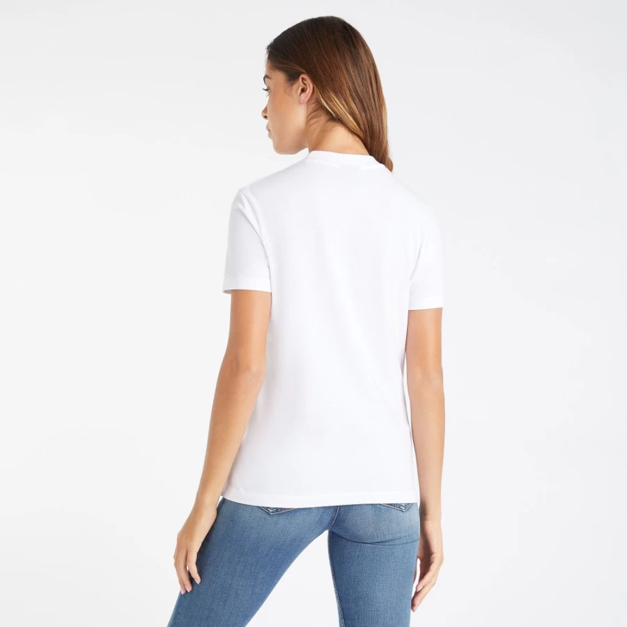 Umbro Women's Classic Allure White Tee - Core Essential Short Sleeve Top