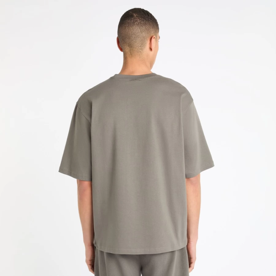 Umbro Men's Gunmetal Oversize Sports T-Shirt - Athletic Fit Casual Tee