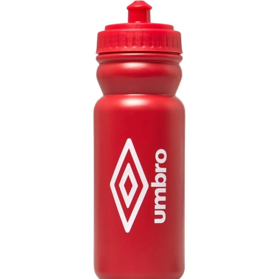 Umbro Men's Red and White Water Bottle - Durable Sport Hydration for Active Lifestyles