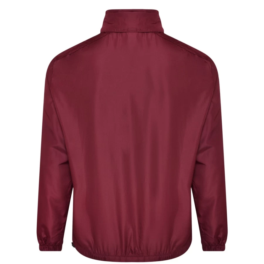 Umbro Kids New Claret Lightweight Rain Jacket - Club Essential Junior Waterproof Windbreaker