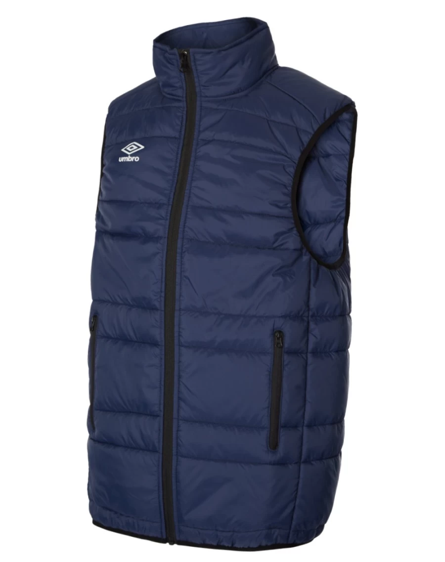 Umbro Kids Dark Navy & White Club Essential Gilet Junior - Youth Sports Vest