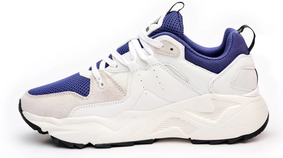 Umbro Men's Run M Le Running Shoes - White, Black, Navy Blue