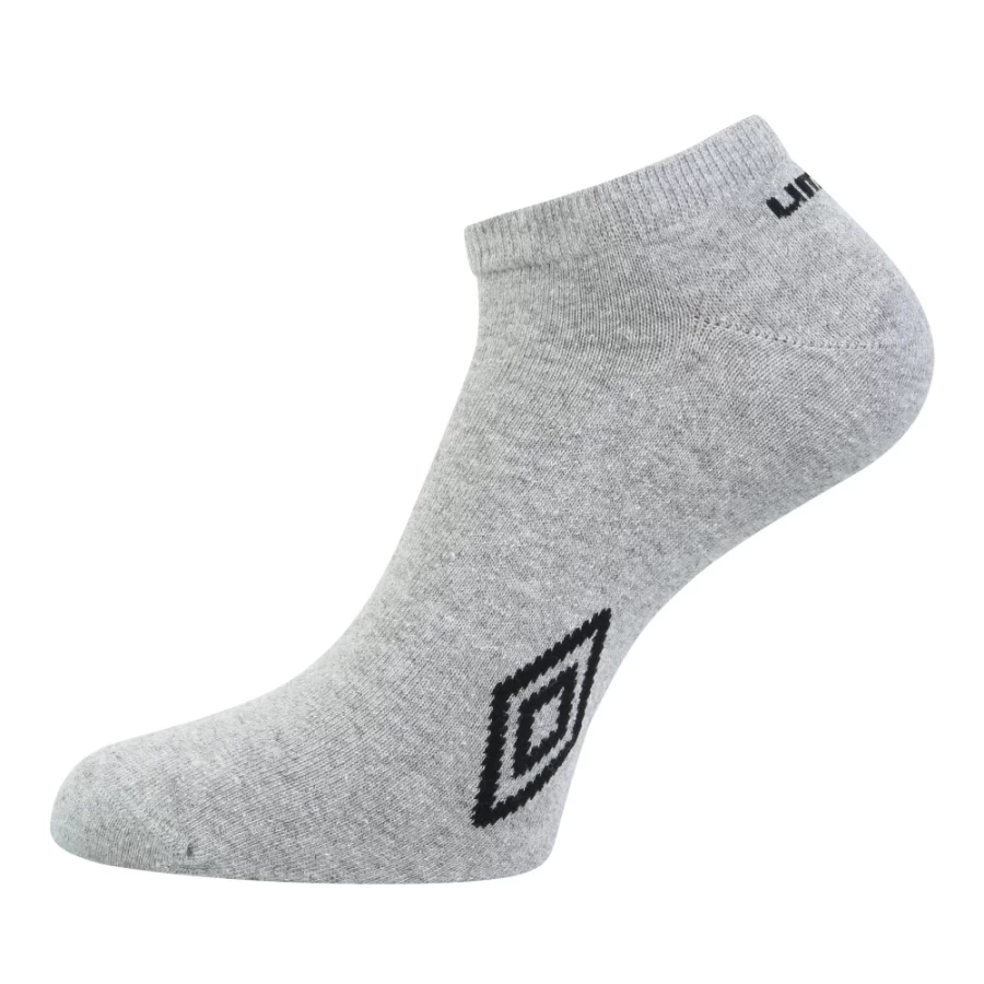 Umbro Men's Trainer Liner Socks 3 Pack - Mixed Colors Athletic Crew Socks for Sports & Running