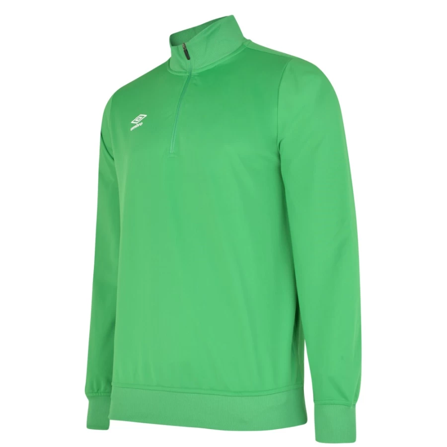 Umbro Kids Tw Emerald Half Zip Sweatshirt - Club Essential Junior Pullover