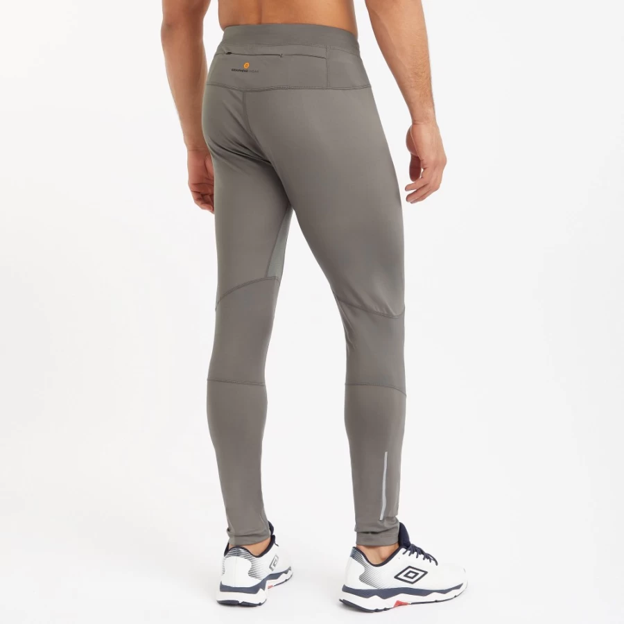 Umbro Men's Pro Training Elite Running Tight in Gunmetal - High-Performance Workout & Gym Tights