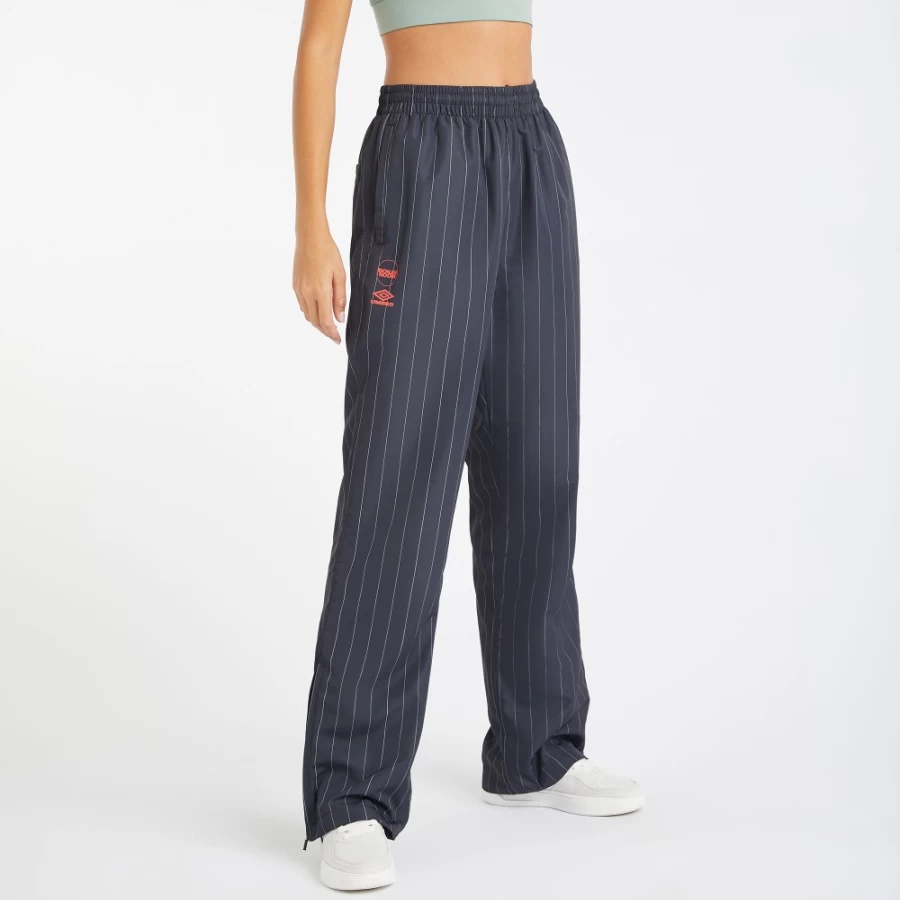Umbro Men's Black Boiler Room Zip Pant - Lightweight Training & Running Trousers