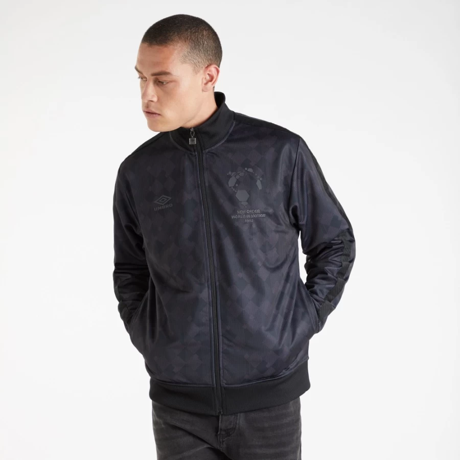 Umbro Men's Black Celebration Jacket - New Order Style