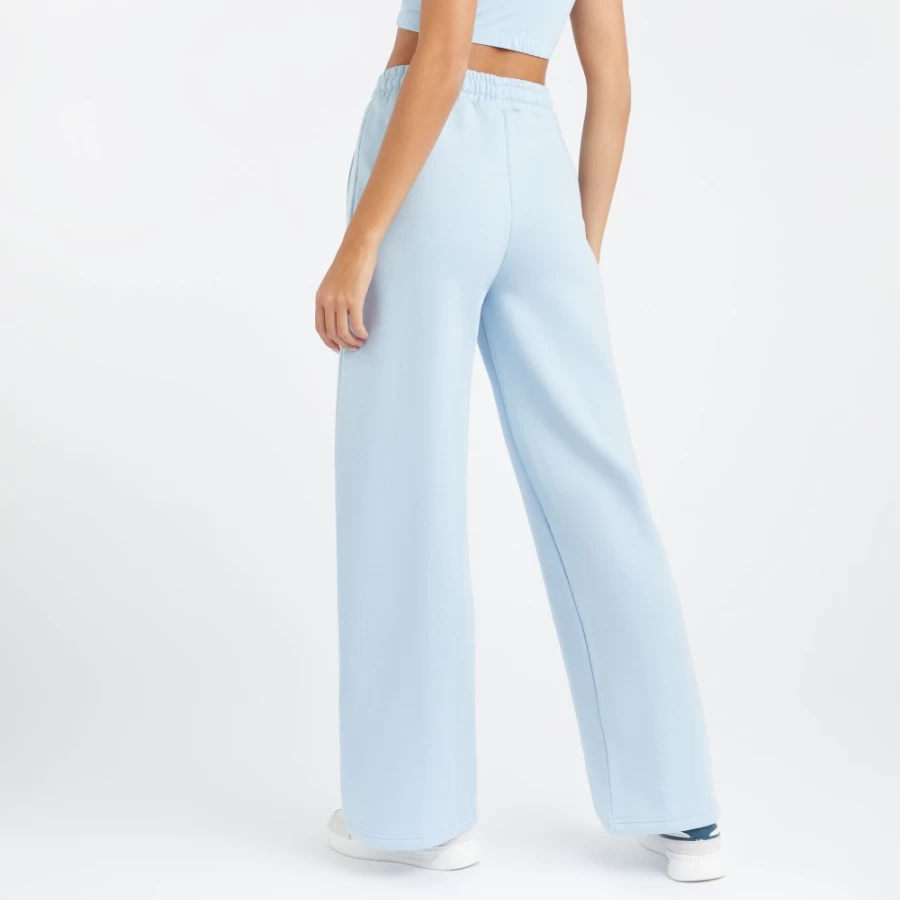 Umbro Women's Core Sweatpants in Angel Falls & Blazing Orange - Comfortable Athletic Joggers