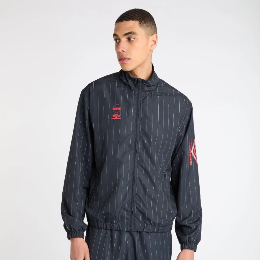 Umbro Men's Black Boiler Room Jacket - Stylish Casual Outerwear