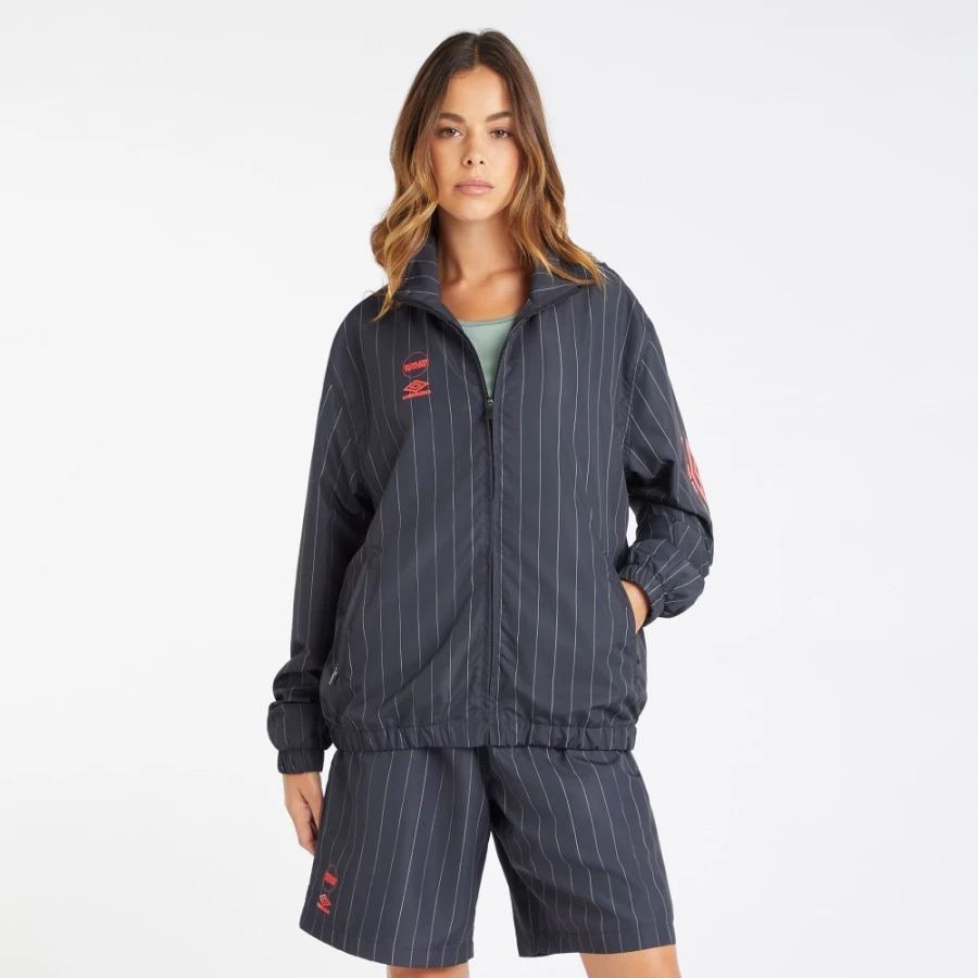 Umbro Men's Black Boiler Room Jacket - Stylish Casual Outerwear