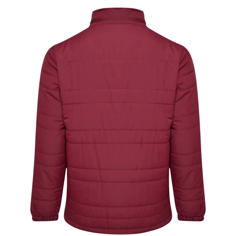 Umbro Kids Club Essential Bench Jacket in New Claret - Junior Sportswear