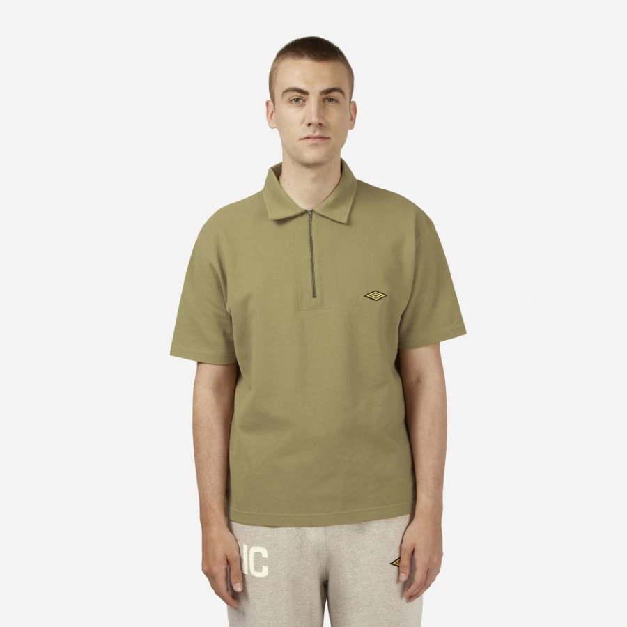 Umbro Men's Washed Army Polo Shirt by Nigel Cabourn