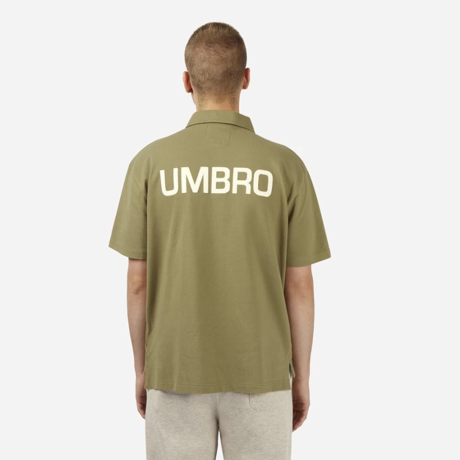 Umbro Men's Washed Army Polo Shirt by Nigel Cabourn