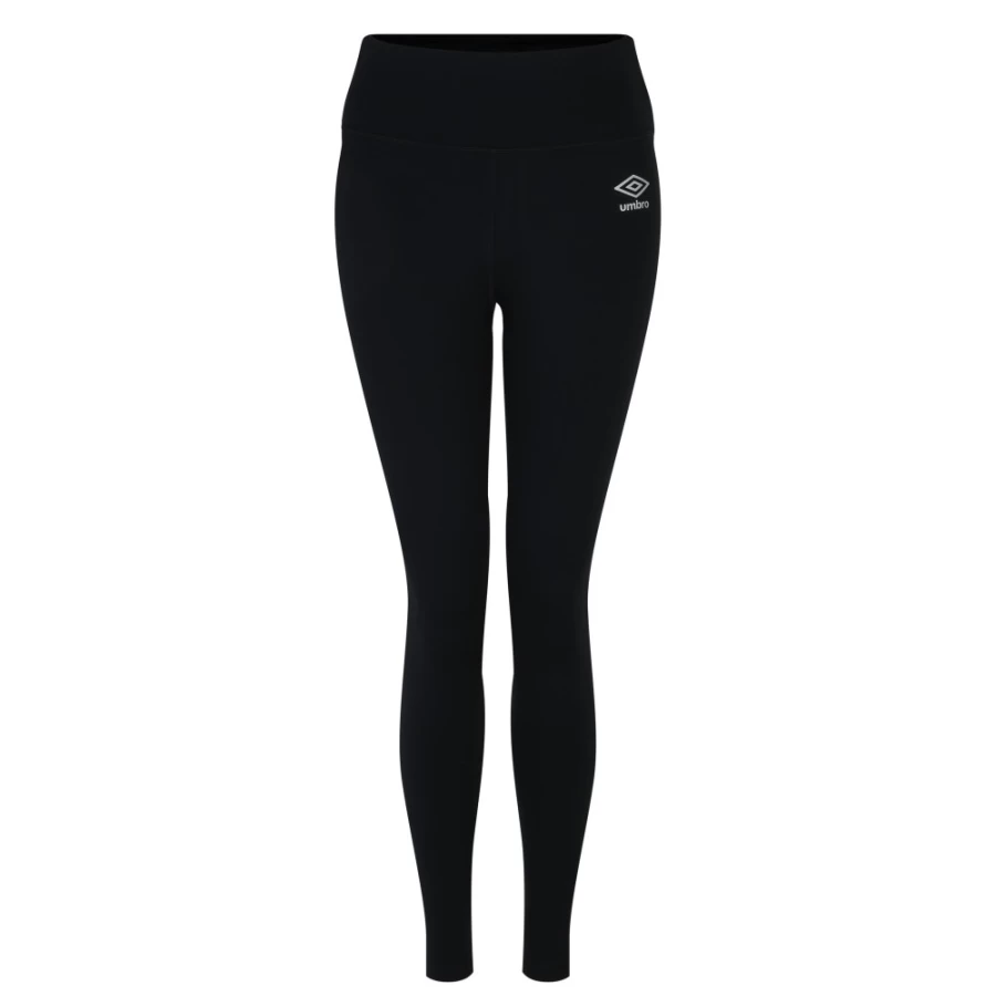 Umbro Women's Black High-Waisted Gym Leggings for Workout & Training