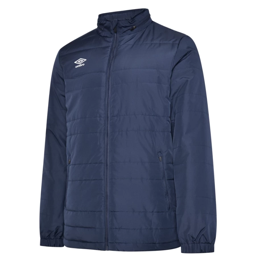 Umbro Kids Dark Navy Club Essential Bench Jacket Junior