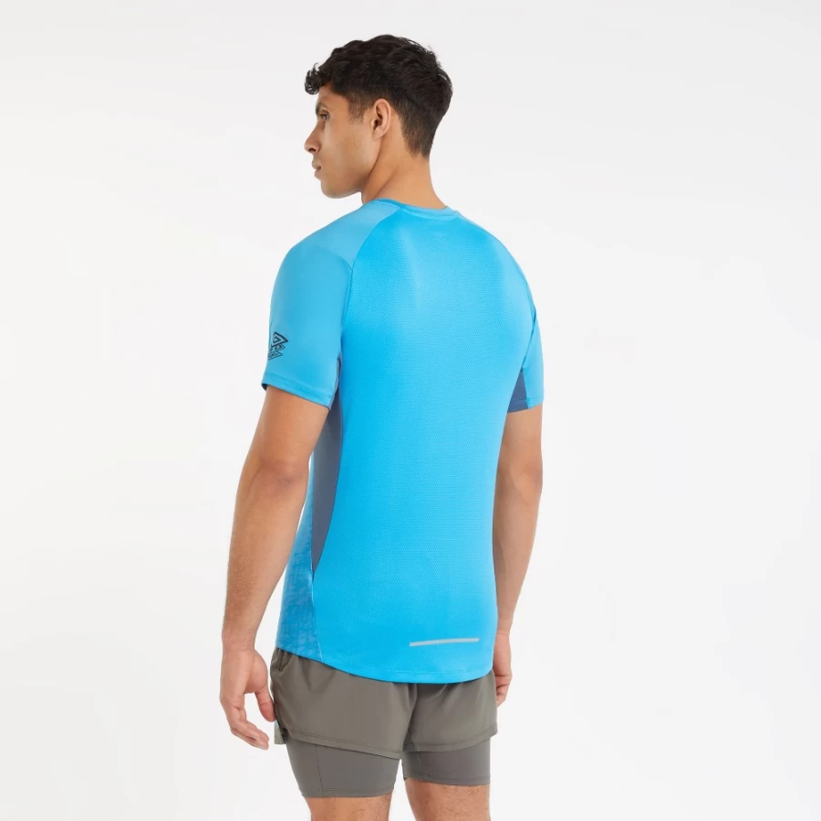 Umbro Men's Pro Training Elite Graphic Jersey - Malibu Blue & Bering Sea