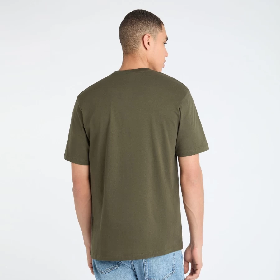 Umbro Men's Core Small Logo Tee - Forest Night & Black Casual T-Shirt