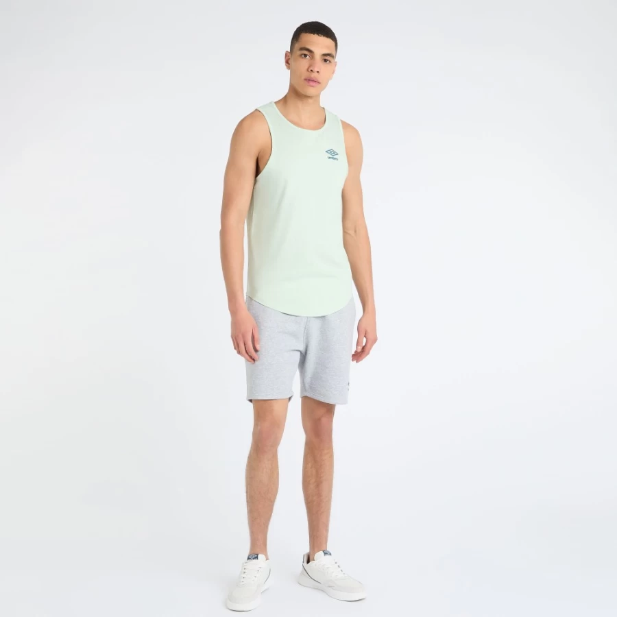 Umbro Men's Core Vest in Subtle Green & Lyons Blue - Lightweight Athletic Top
