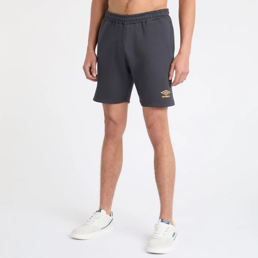 Umbro Men's Core Jog Shorts - Collegiate Blue & Blazing Orange Athletic Running Shorts