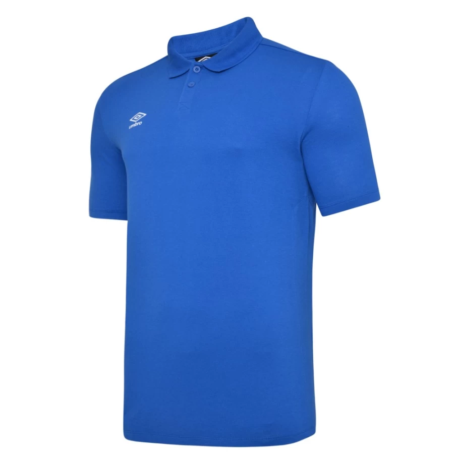 Umbro Kids' Essential Polo Shirt - Royal & White Classic Fit Junior Top