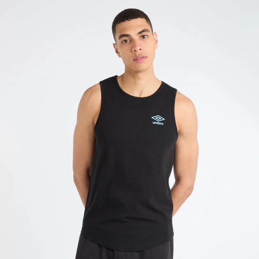 Umbro Men's Core Vest - Black Allure Athletic Performance Top